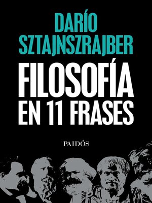 cover image of Filosofía en 11 frases